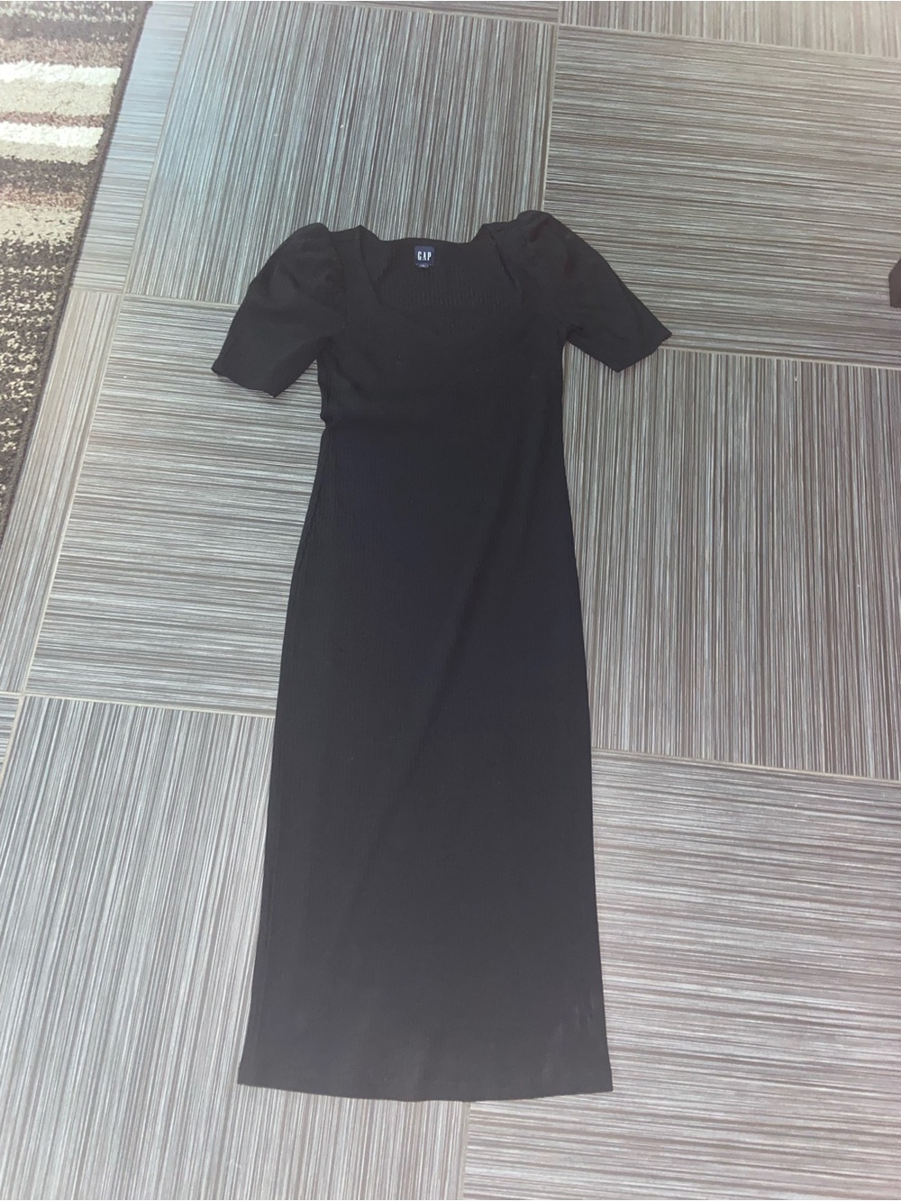 Gap ribbed midi dress size small womens